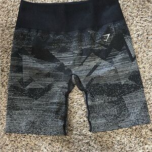 Gymshark Black and Gray Athletic Shorts
